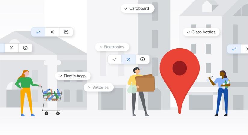 Segíti a szelektív hulladékgyűjtést a Google Maps új funkciója