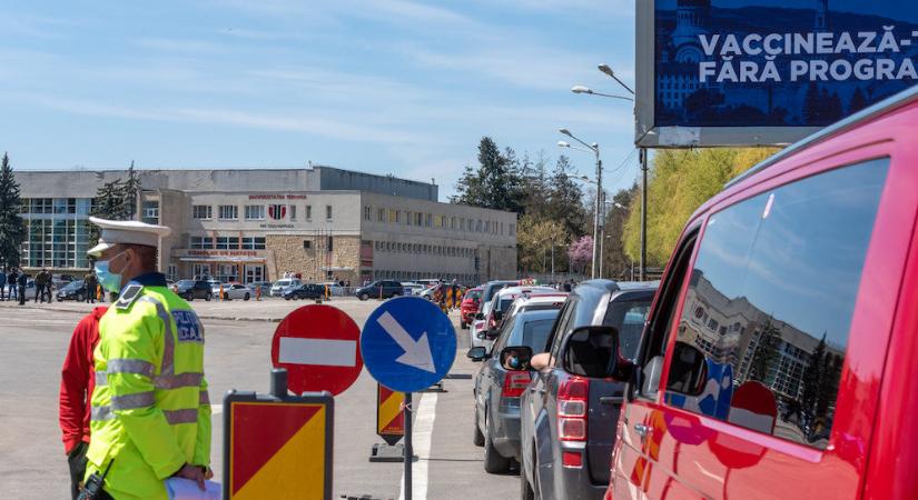 Autós oltóközpont nyílt Kolozsváron
