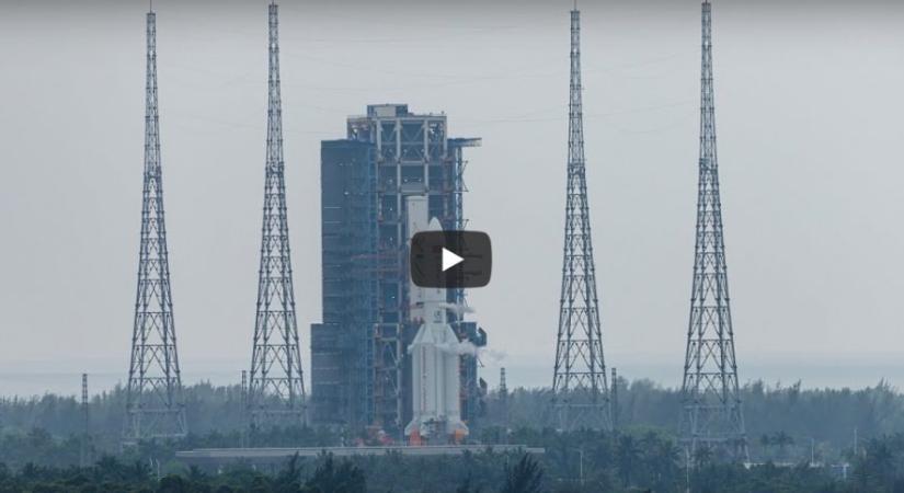 Felbocsátották az új kínai űrállomás első elemét