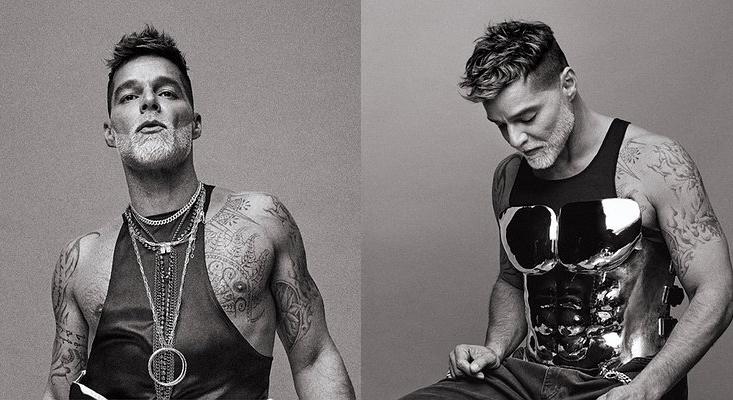 Új oldalát villantotta meg Ricky Martin a legújabb címlapfotózásán
