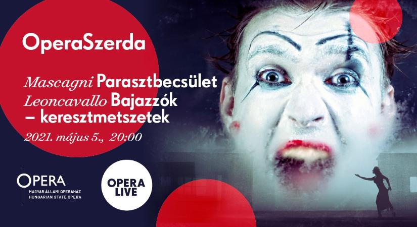 Parasztbecsület és Bajazzók keresztmetszet az Operaház színpadán