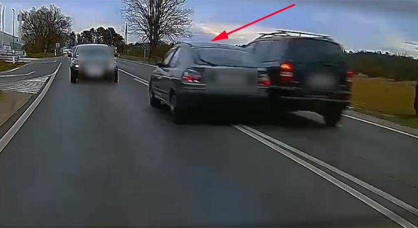 Előzött az őrült autós Nagykanizsa felé, egyszerre hárman kaptak miatta szívrohamot - videó