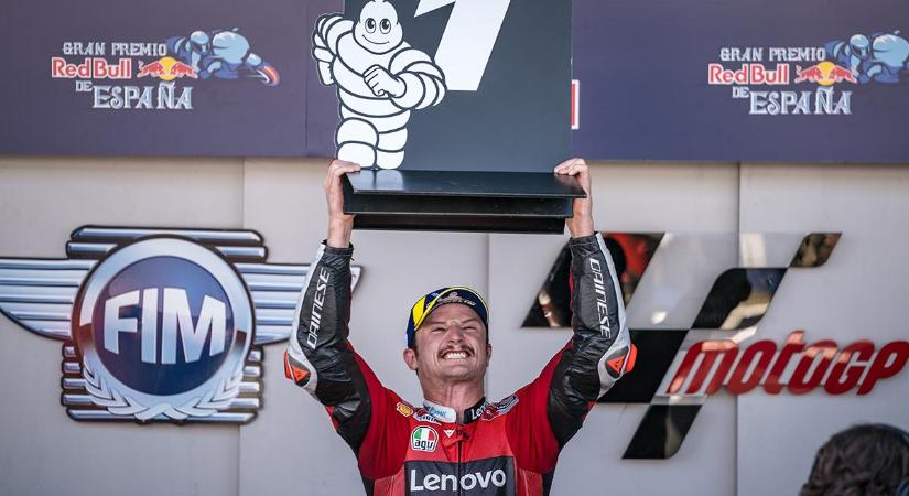 MotoGP: Jack Miller nyerte a Spanyol Nagydíjat