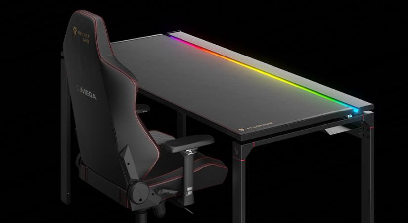 RGB világítással érkezik a Secretlab első íróasztala