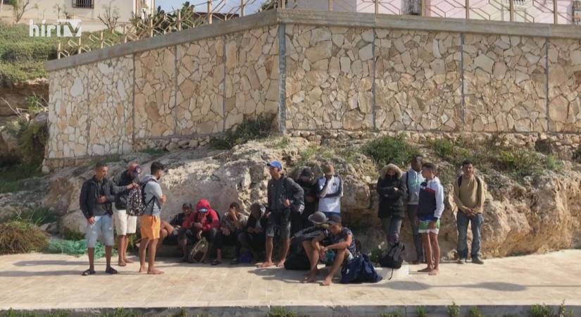 Fokozódik a migrációs nyomás Lampedusán