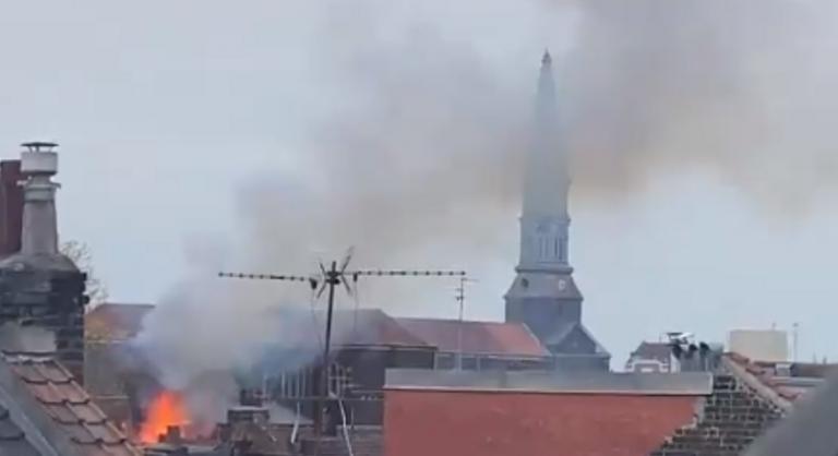 Leégett egy katolikus templom Franciaországban