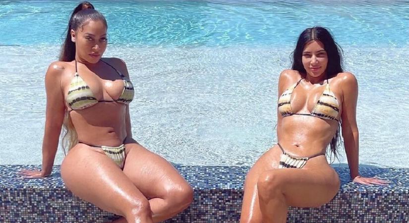 Kim Kardashian bikiniben is ultra-szexin mutat