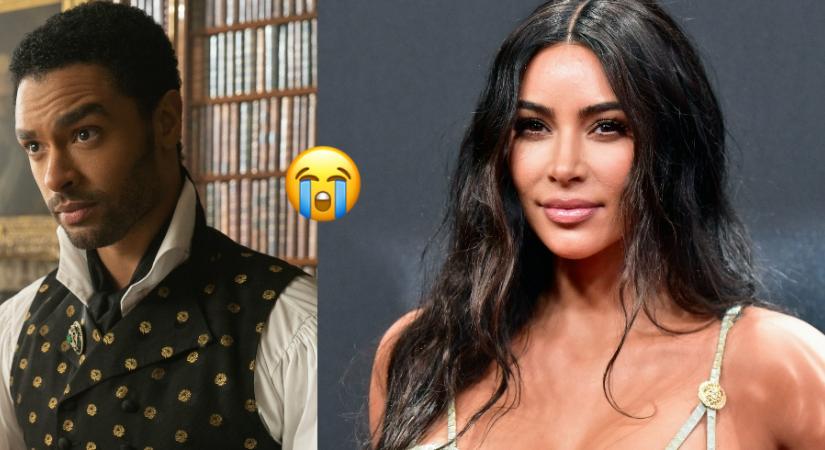 Kim Kardashian mindenkinél rosszabbul viseli Regé-Jean Page távozását a Bridgertonból