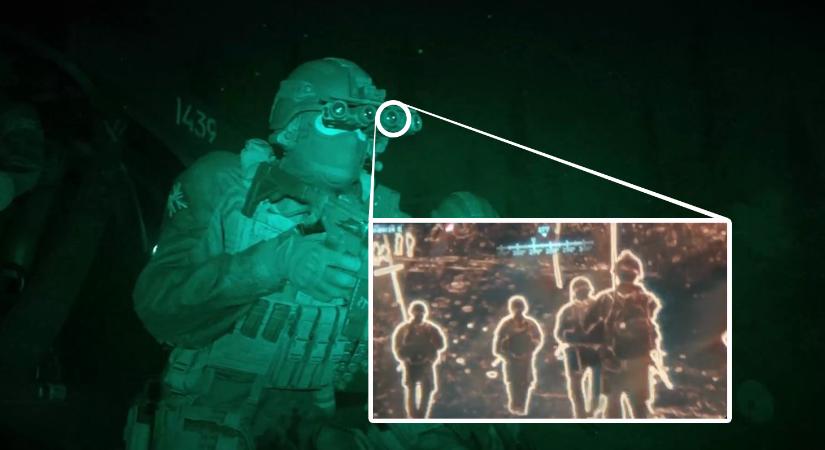 Az új katonai éjjellátó szemüveg Call of Duty-t csinál a sötétségből