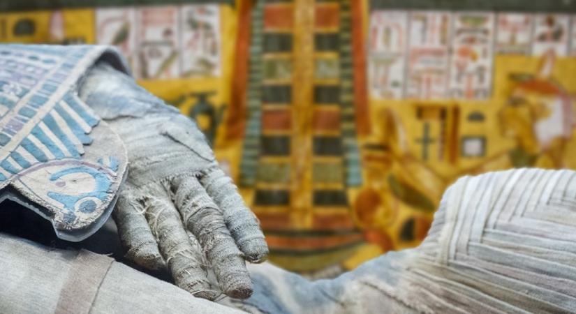 Ilyet még a régészek sem láttak: egy várandós nő múmiája rejlett az egyiptomi szarkofágban