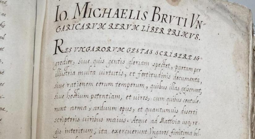 Szenzációs kézirat: Elveszettnek hit Brutus-mű kéziratát vizsgálják a kutatók