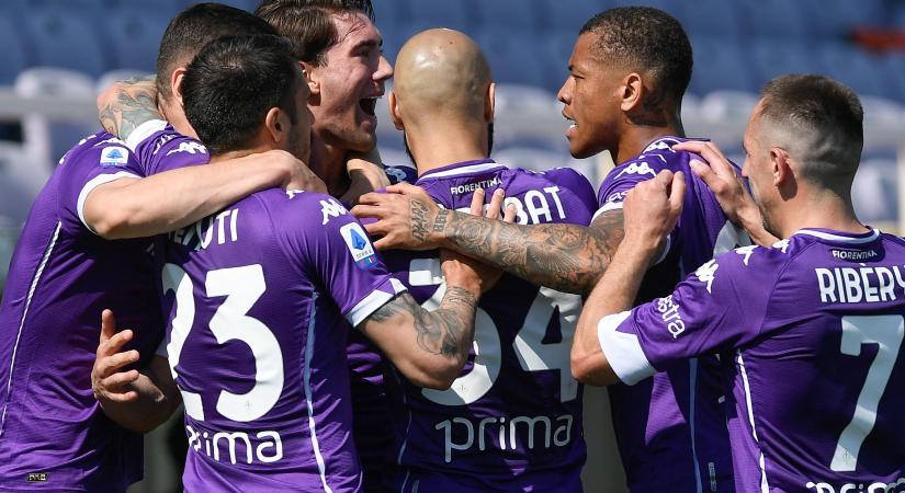 A Fiorentina hazai pályán elért győzelmével egyre messzebb a BL-től a Lazio