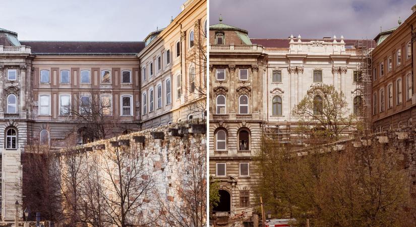 Elkészült a Budavári Palota első helyreállított épületrésze