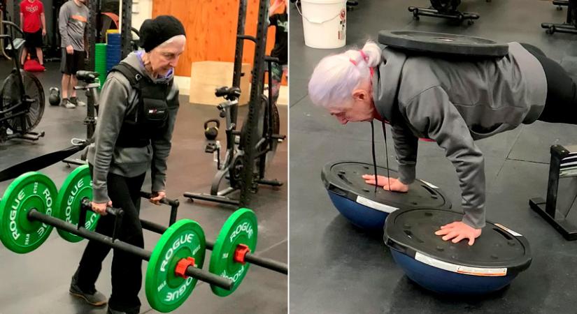 Kézen áll, és heti hatszor ezd a 73 éves szupernagyi - Elképesztő, mit művel az edzőteremben