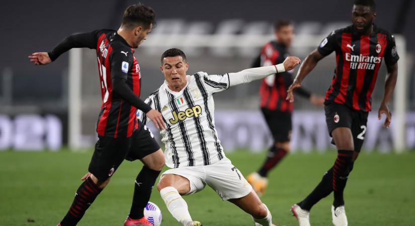 Hazai pályán kikapott a Juventus a Milantól, veszélyben Ronaldóék BL-indulása
