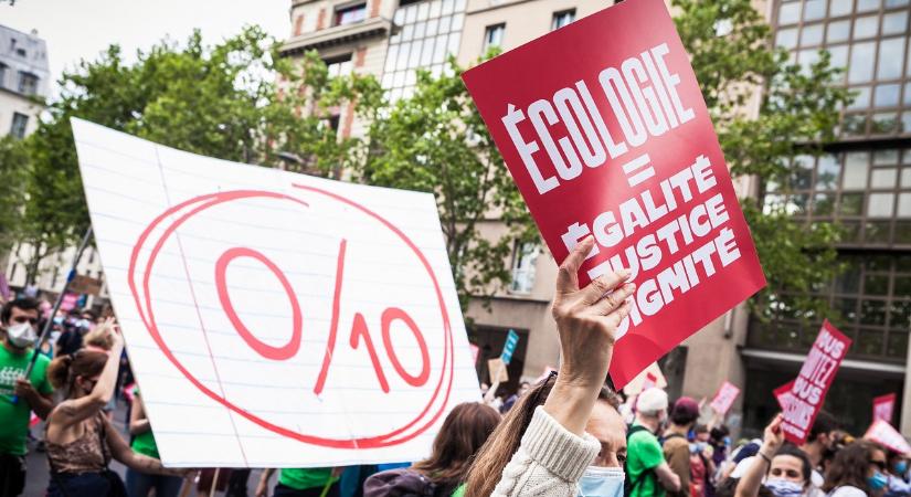 A párizsi tüntetők szerint túl puha a francia klímatörvény tervezete