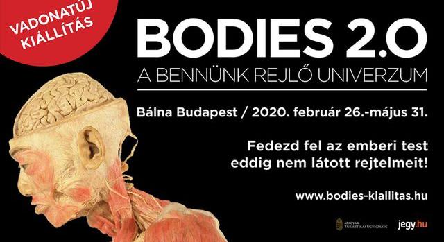BODIES 2.0. - A bennünk rejlő univerzum kiállítás Budapesten: jegyek itt