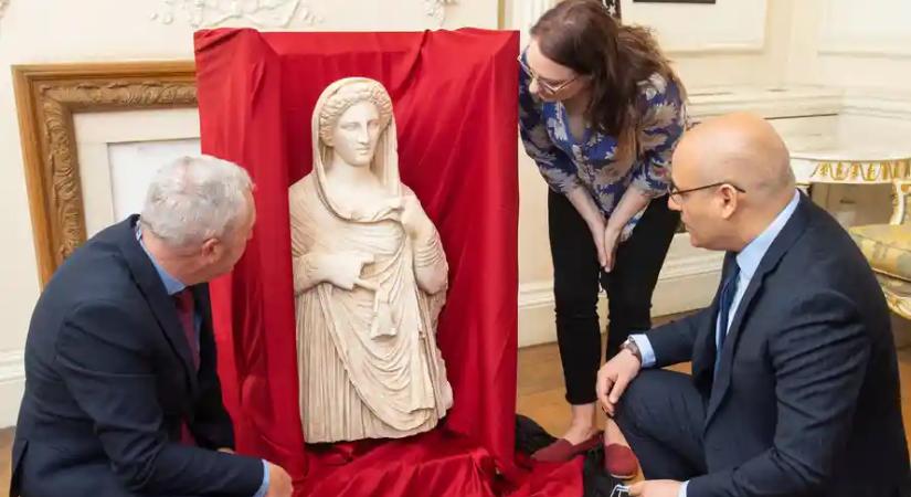 Görög istennő szobrát adták vissza Líbiának a British Museum segítségével