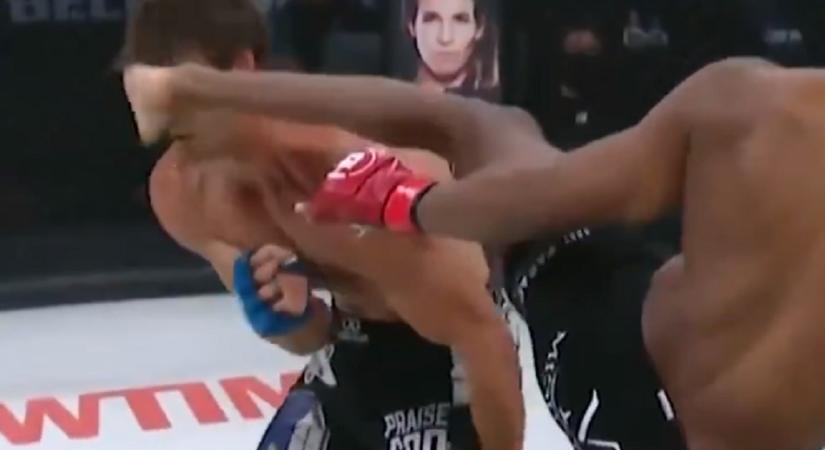 MMA: brutális orrtörés a Bellator 258-as gálán – videó