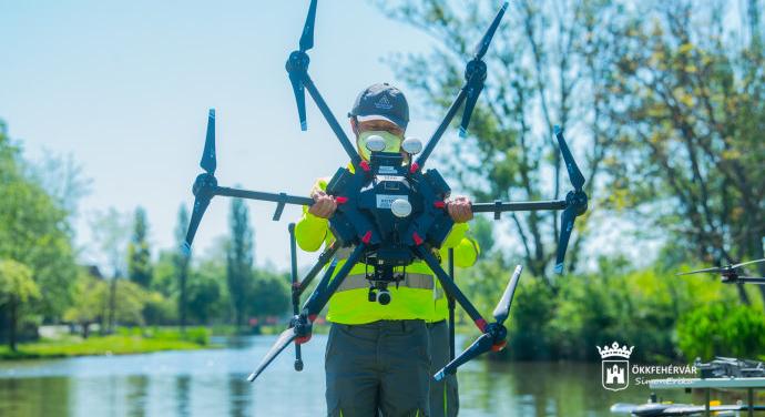 Drónokkal is irtanák a szúnyogokat Székesfehérváron