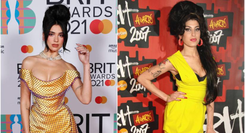 Esélyes, hogy Dua Lipa díjátadós szettjét Amy Winehouse inspirálta