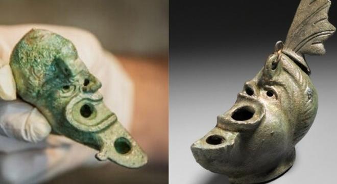 Jeruzsálemben találták meg az aquincumi ókori bronzmécses párját (videó)