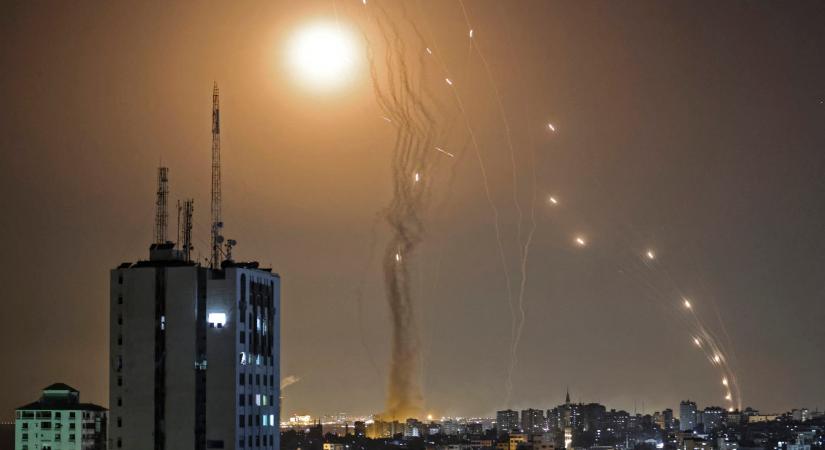 A Hamász ismét rakétaesőt zúdított Izraelre