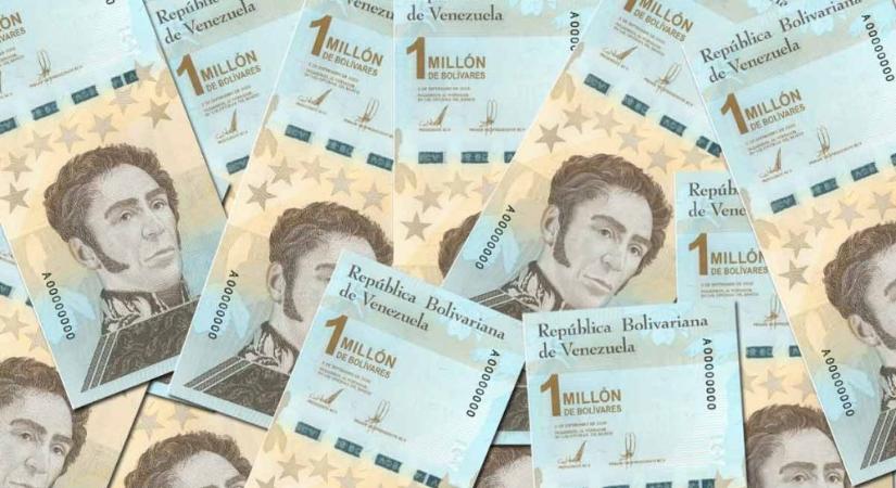 Venezuela – hiperinfláció. Az új egymillió boliváros fél dollárt ér