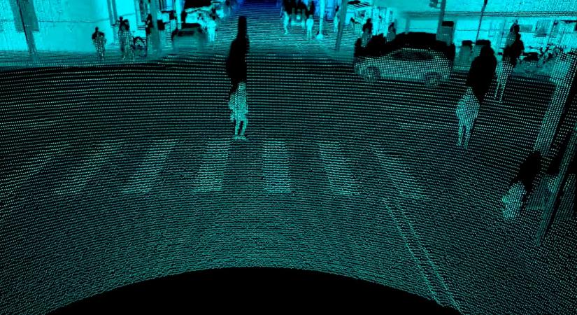 Így „lát” a forradalmi LIDAR-rendszer, amely újabb lökést adhat az önvezető technológiának