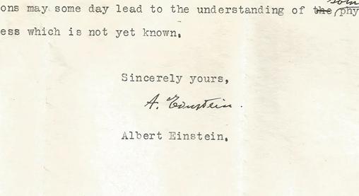 Előkerült Albert Einsteint eddig nem látott levele