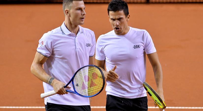 A magyar férfi teniszválogatott az ausztrálokkal kezd a Davis-kupa döntőjében