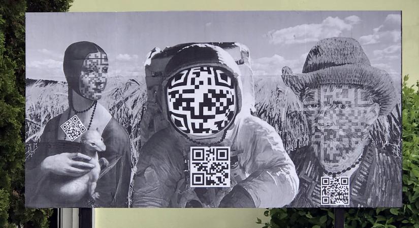 Plakáthelyen a művészet, ezúttal Homonna György alkotása