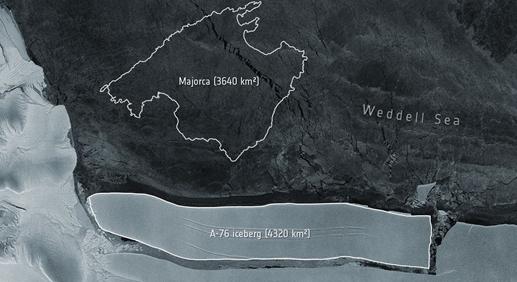 A világ legnagyobb jéghegye szakadt le az Antarktiszon