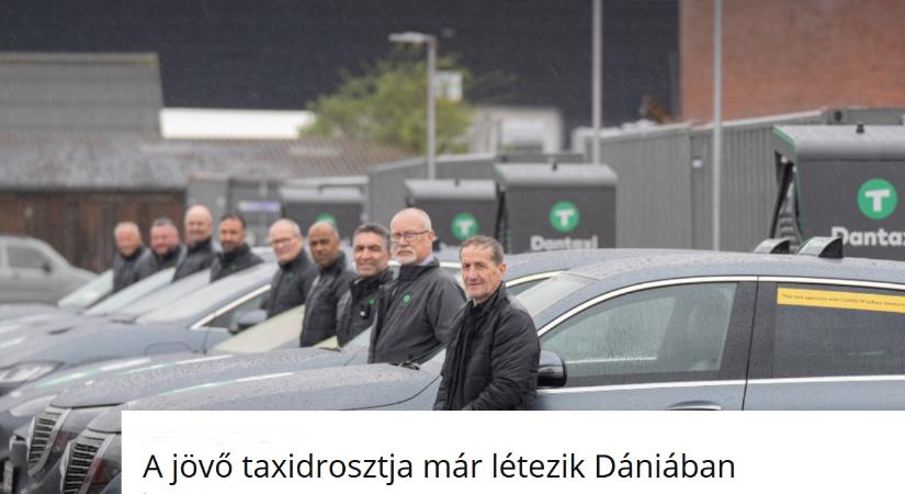 A jövő taxidrosztja már létezik Dániában