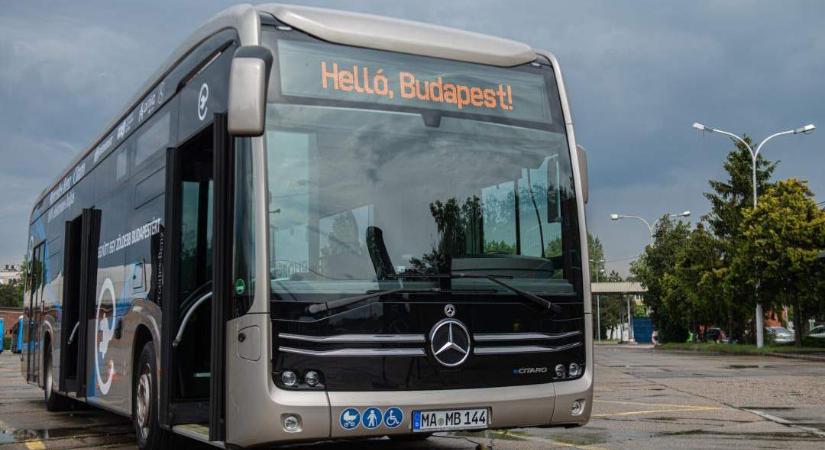 A budapestiek is tesztelhetik a Mercedes-Benz e-buszt