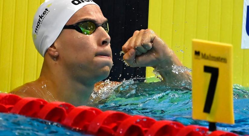 Úszó-EB: Szabó Szebasztián győzött 50 méteres pillangóúszásban!