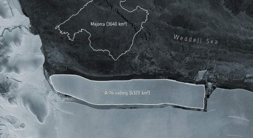 Megszületett a világ legnagyobb jéghegye