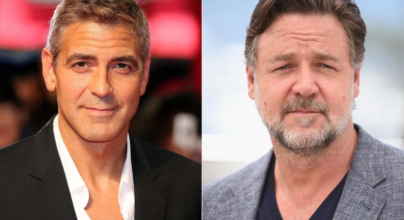 George Clooney ki nem állhatja Russell Crowe-t: emiatt balhéztak össze