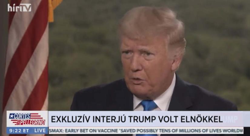 Exkluzív interjú Trump volt elnökkel