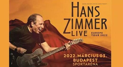Hans Zimmer Budapesten koncertezik 2022-ben