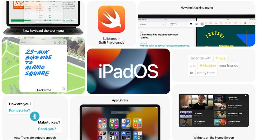 iPadOS 15 – fókuszban a multitasking és a widgetek