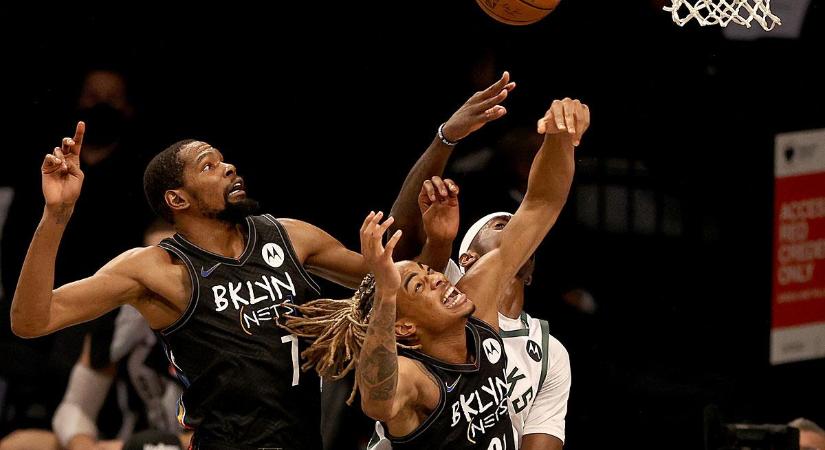 NBA: a Brooklyn hatalmas verést mért a Milwaukee-ra