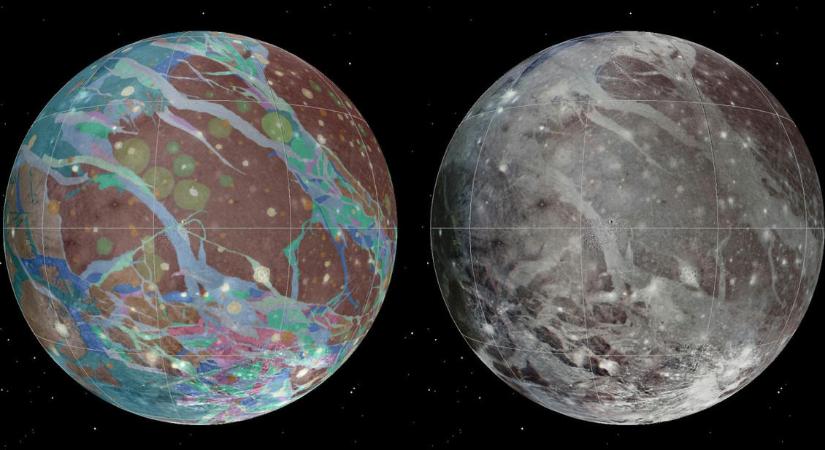 21 év után ismét űrszonda látogatta meg a Jupiter hatalmas holdját, a Ganymedest