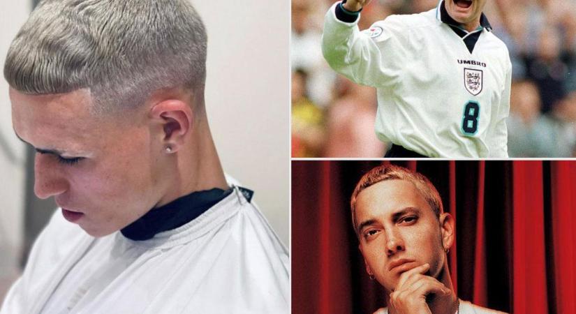 Eb 2020: Eminem vagy Gascoigne? Foden új frizurájától felrobbant az internet – kép