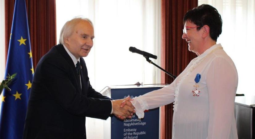 Győriek vehették át a Lengyel Köztársaság elnökének kitüntetését