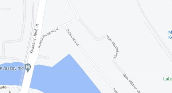 Már a Google Maps-ben is látni a Fudan körüli, Kínát fricskázó utcaneveket