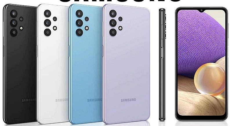 Samsung A32 5G telefon az alvégről, minőségben középen