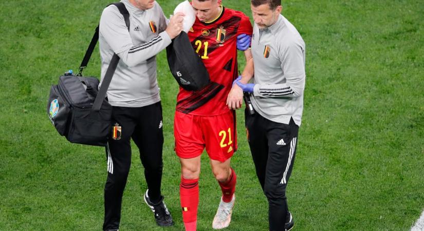 Eb 2020: kedden műtik a megsérült belga játékost