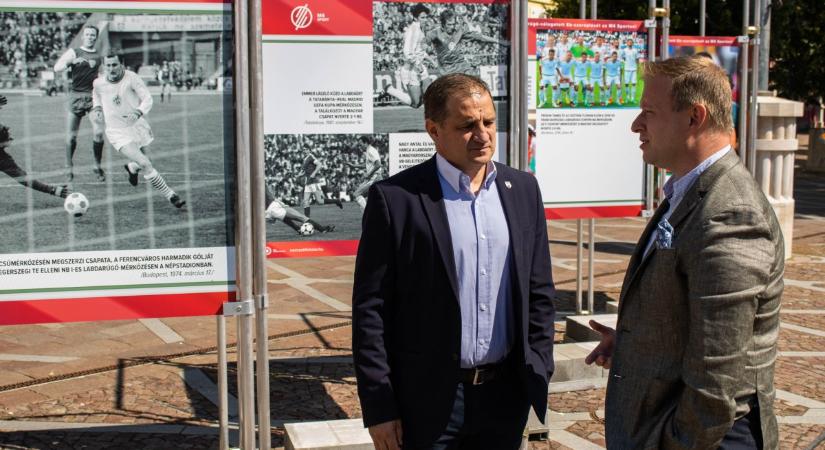 Szabadtéri kiállítás: A magyar labdarúgás története