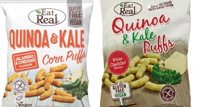 Tejalergiások – ne vegyék! Visszahívott Eat Real snack termékek